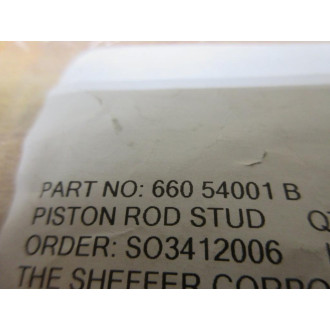 The Sheffer 660 54001 B Piston Rod Stud 66054001B (Pack of 2)