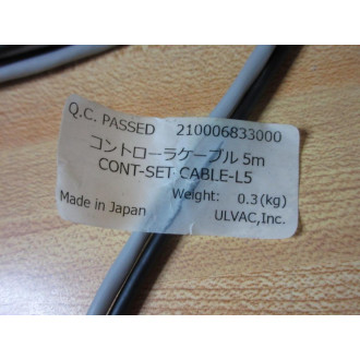 Ulvac 210006833000 CONT-SET-CABLE-L5 - New No Box