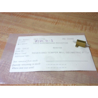 Dale RH5150 Vishay Wirewound Resistor RH-5