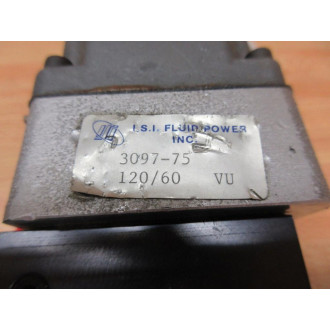 I.S.I 3097-75 Solenoid Safety Exhaust W Lockout - Used