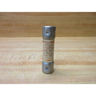 Gould Shawmut Ferraz Mersen OT3 Fuse (Pack of 9) - Used