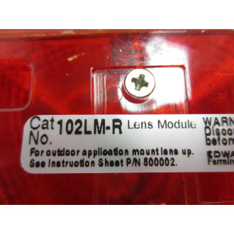 Edwards Signaling 102LM-R Lens Module - Red