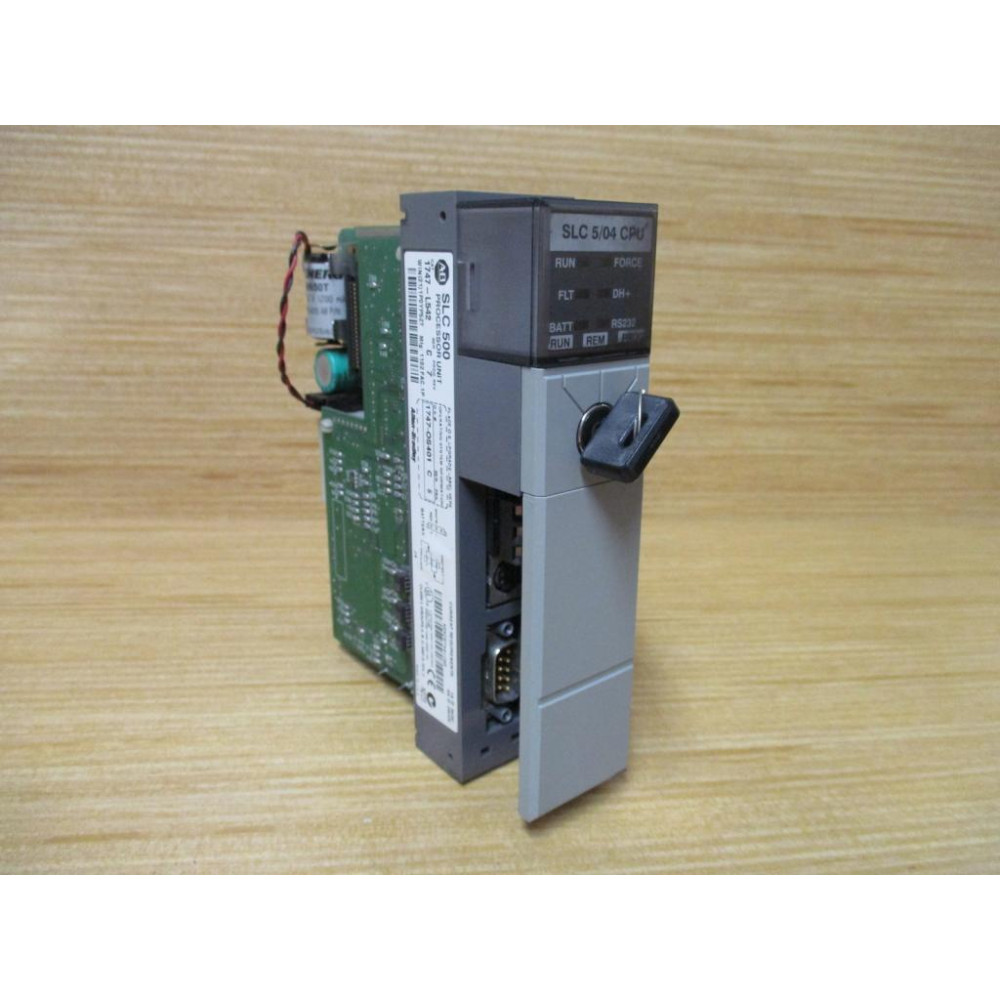 Allen Bradley 1747-L542 SLC 504 CPU 1747L542 Ser.C, Proc.Rev. 7 - Used