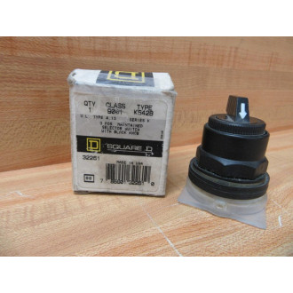 Square D 9001-KS42B Schneider Selector Switch 3 Pos 32261 wBlack Nut
