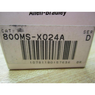 Allen Bradley 800MS-X024A Push Button 800MSX024A Series D