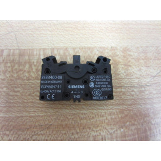 Siemens 3SB3602-2PA11 Switch 3SB36022PA11 w3SB3400-0B & Base,Clip