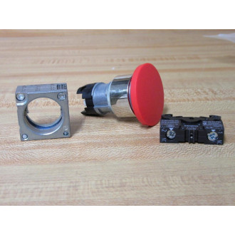 Siemens 3SB3 603-1CA21 Red 3SB36031CA21 w3SB3400-0C & Base