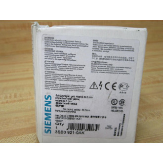 Siemens 3SB3921-0AK Protective Coller 3SB39210AK