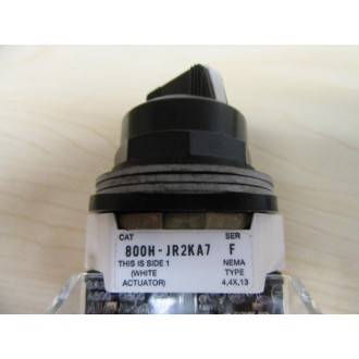 Allen Bradley 800H-JR2KA7 Selector Switch 800HJR2KA7 W800T-XA Contact