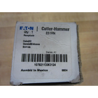 Cutler Hammer E51RN Eaton Limit Switch  Receptacle Series A1
