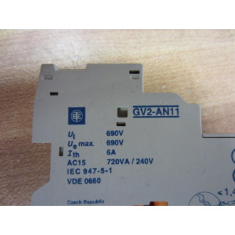 Telemecanique GV2-AN11 Auxiliary Contact GV2AN11 021357 (Pack of 3) - Used