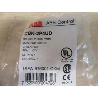 ABB CBK-2P4UD Push Button Switch