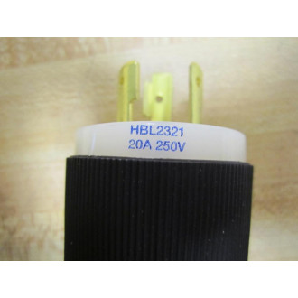 Hubbell HBL-2321 Twist-Lock Plug HBL2321 - New No Box
