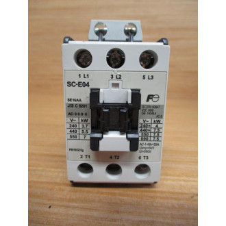 Fuji Electric SC-E04-110VAC Contactor SCE04110VAC - Used