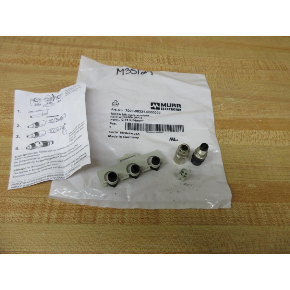Murr Elektronik 7000-08331-0000000 Connector 7000083310000000