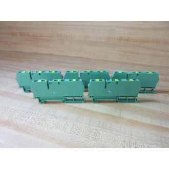 Allen Bradley 1492-LG6T Terminal Block 1492LG6T Green (Pack of 5) - New No Box