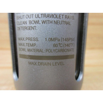 SMC AD202-03 Drain Valve & Bowl AD20203