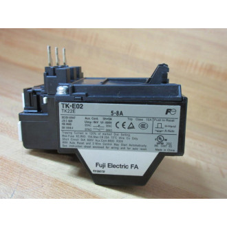 Fuji Electric TK-E02-5-8 Thermal Overload Relay TK-E02 - New No Box