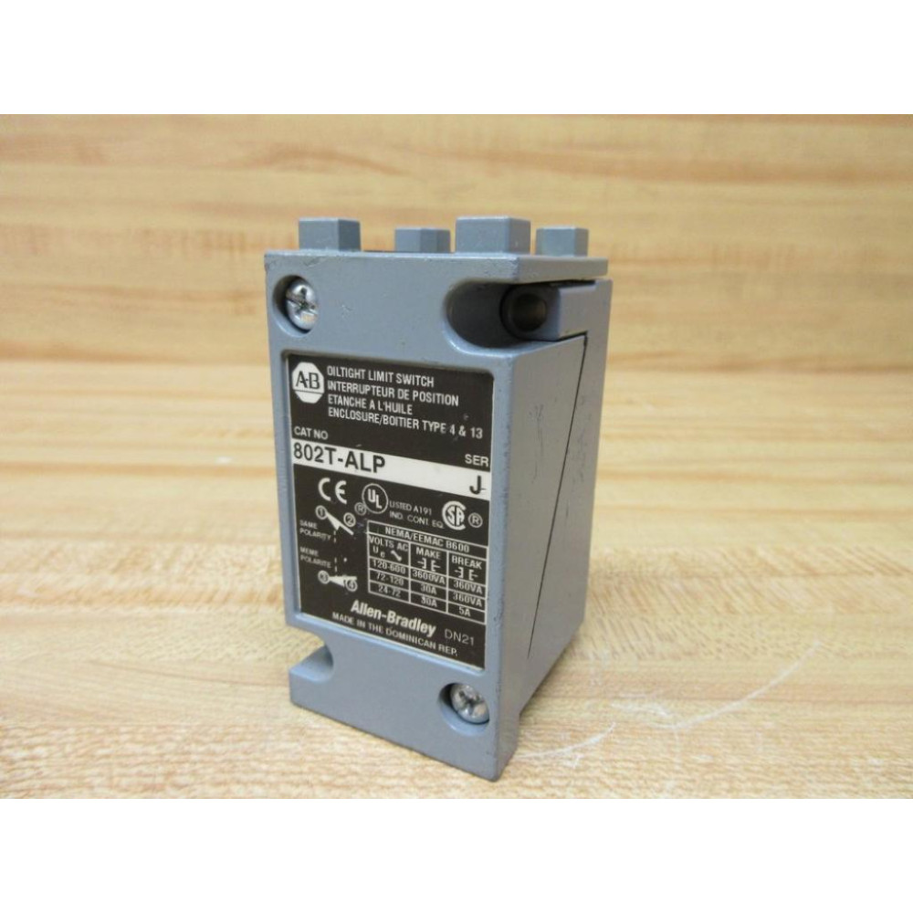 Allen Bradley 802T-ALP Limit Switch Series J - New No Box