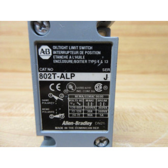 Allen Bradley 802T-ALP Limit Switch Series J - New No Box