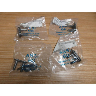 Generic ANSI 60 Roller Chain Link Connecting Link (Pack of 4)