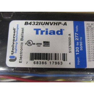 Triad B432IUNVHP-A Electronic Ballast B432IUNVHPA