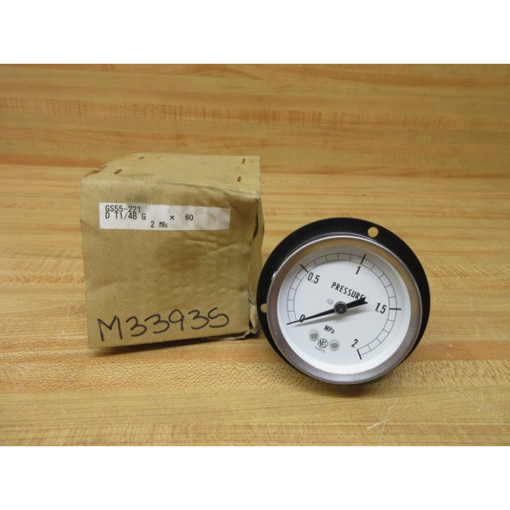 Nagano Keiki GS55-221 Pressure Gauge GS55-221X1MPA 0-2 MPa
