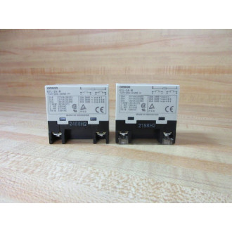 Omron G7L-2A-BJ 24VDC Relay G7L2ABJ24VDC (Pack of 2) - Used