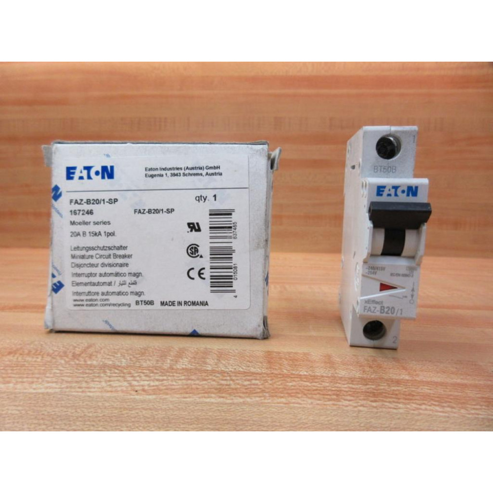 Eaton FAZ-B201-SP Circuit Breaker FAZB201SP