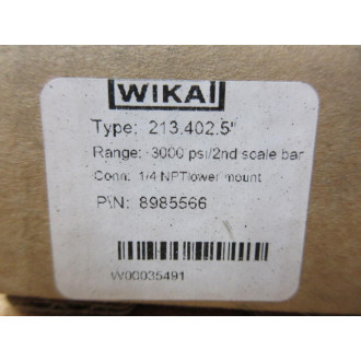 Wika 8985566 Gauge