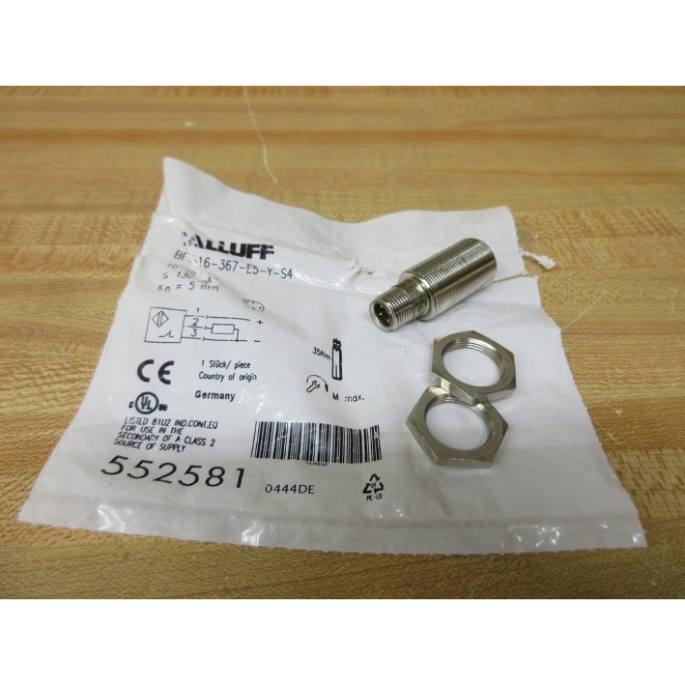 Balluff BES 516-367-E5-Y-S4 Proximity Sensor 552581