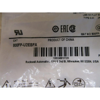 Allen Bradley 800FP-U2EBFA Multi-Function Operator Switch