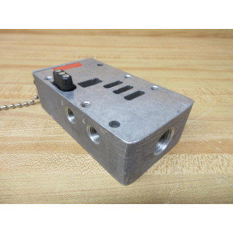 Schrader Bellows K022097 Parker Pneumatic Sub Base