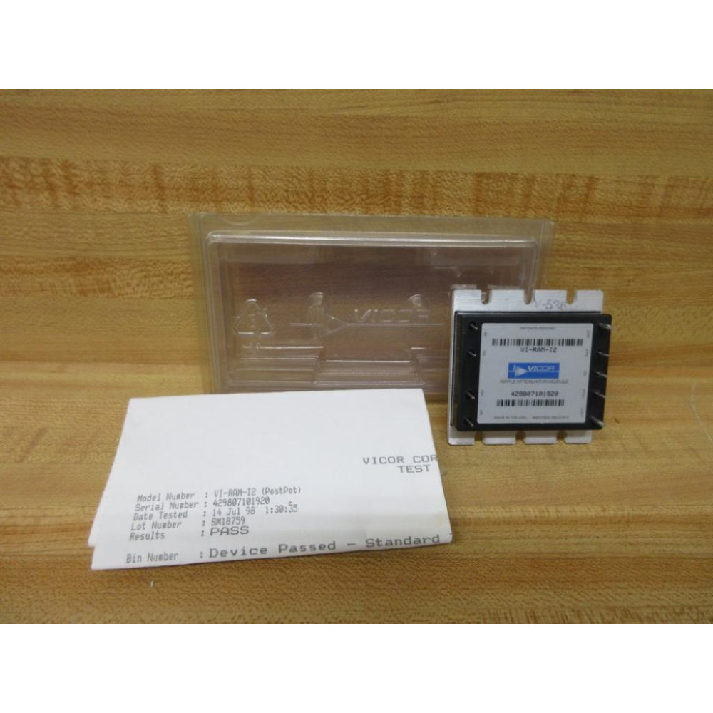 Vicor VI-RAM-I2 Ripple Attenuator Module VIRAMI2