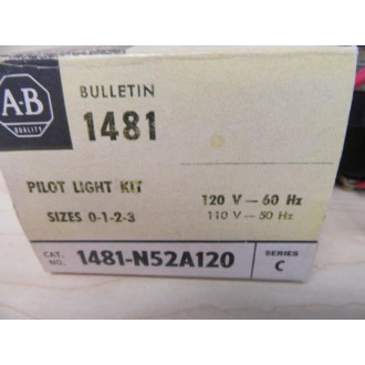 Allen Bradley 1481-N52A120 Pilot Light