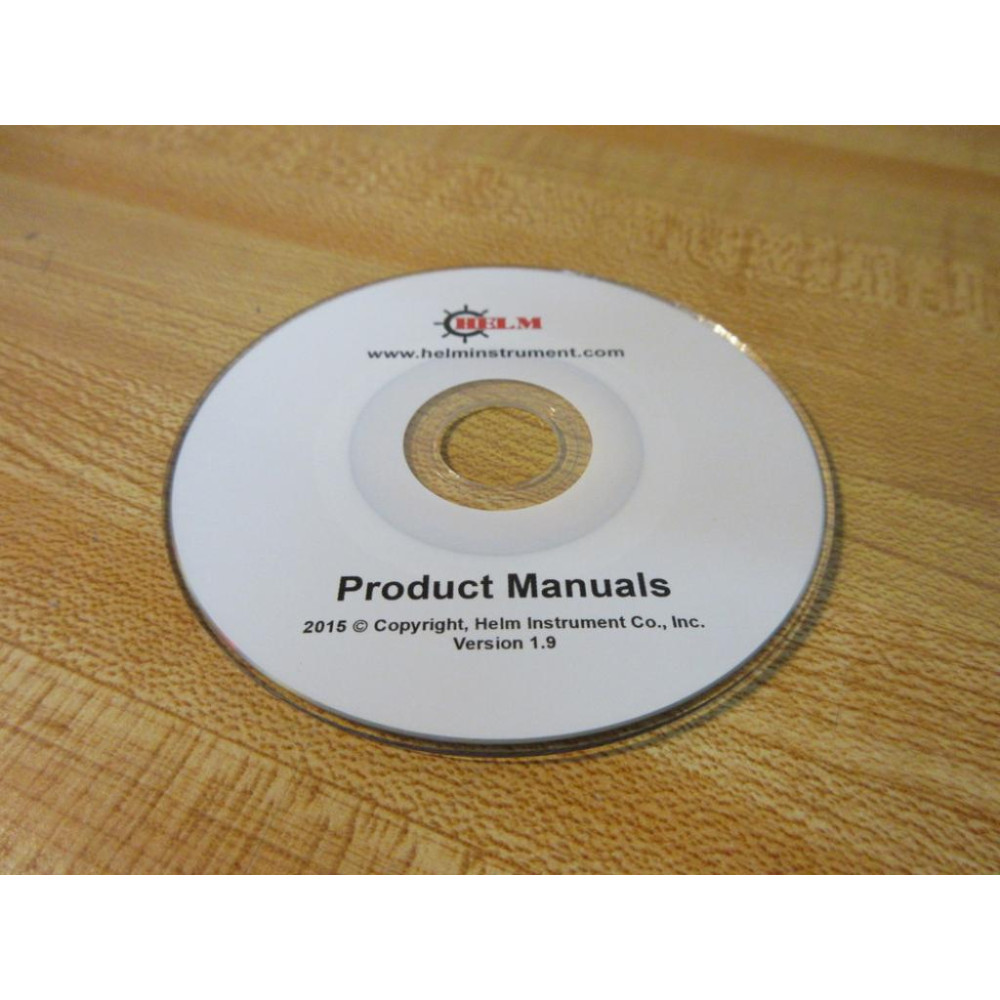 Helm Instrument D137401 9C Product Manuals D137401 - New No Box