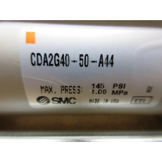 SMC CDA2G40-50-A44 Pneumatic Cylinder CDA2G4050A44 - New No Box