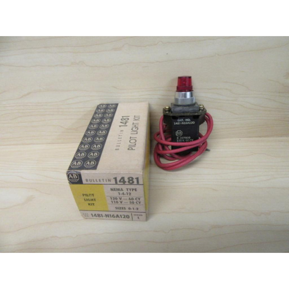 Allen Bradley 1481-N16A120 Pilot Light