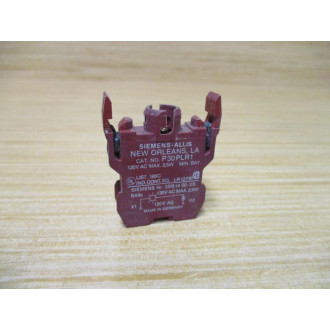 Siemens P30PLR1 Pilot Light Contact Block - Used