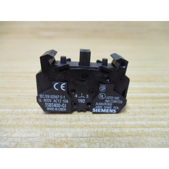 Siemens 3SB3400-0J Contact Block 3SB34000J - New No Box
