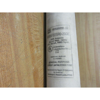 Square D A155F2DSR0-200E Fuse A155F2DSR0200E - Used