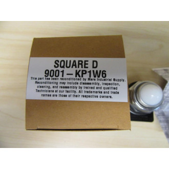 Square D 9001-KP1W6 Push Button Switch - Refurbished