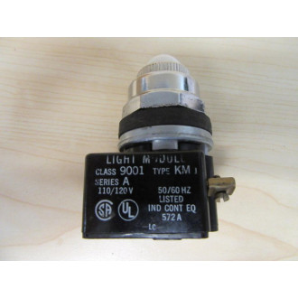 Square D 9001-KP1W6 Push Button Switch - Refurbished