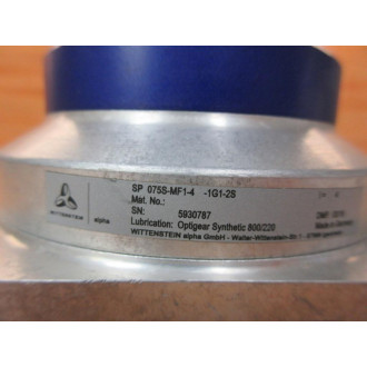 Wittenstein SP 075S-MF1-4-1G1-2S Gear Box SP 075SMF141G12S Some Shelf Wear - New No Box
