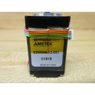 Haydon Kerk E28M49-12-001 Ametek Stepper Motor E28M4912001 - New No Box