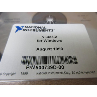 National Instruments 500736D-00 NI-488.2 Software Disc