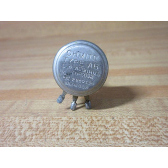 Ohmite CU-5052 Potentiometer 5.0-MEGΩ CU5052 - Used