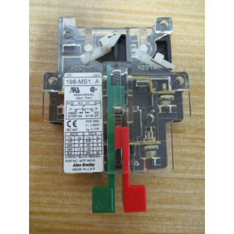 Allen Bradley 198-MS1 Push Button Operator 198MS1 Contacts Only
