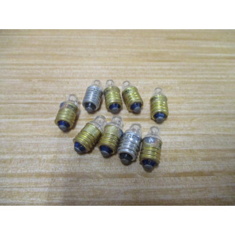 General Electric 222 GE Miniature Lamps Light bulbs (Pack of 9) - New No Box