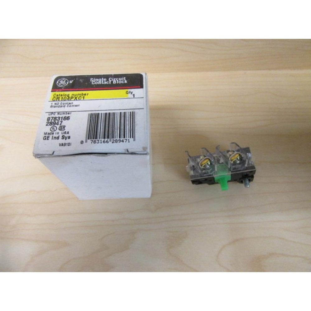 General Electric CR104PXC1 Contact Block WGuard